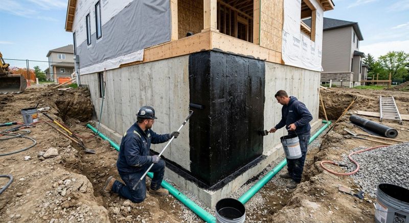 Foundation Waterproofing project example